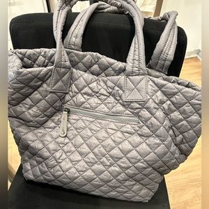 Grey Vici nylon tote bag